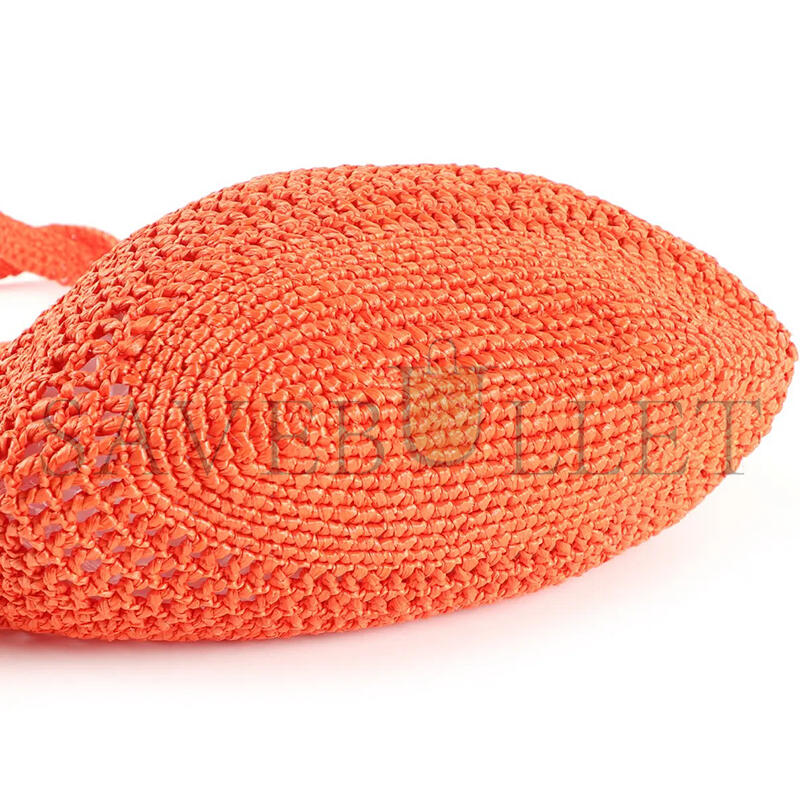 PRADA CROCHET TOTE SHOULDER BAG RAFFIA 1BG424 (53*40cm)
